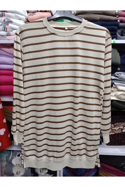 Butik İki iplik yandan yırtmaçlı uzun tunik