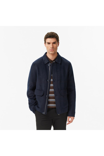 Nautica Erkek Lacivert Regular Fit Kaşe Ceket