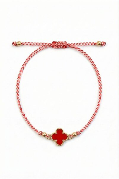 Bracelet Shiny Beauty Martisor red flower