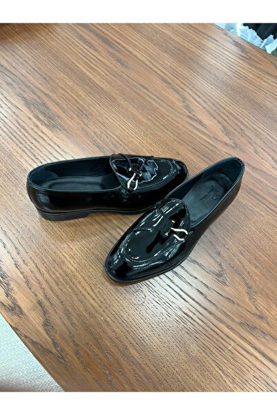 PAREZ Erkek Premium Deri Rugan Dana İç Astar Double Kösele Ayakkabı