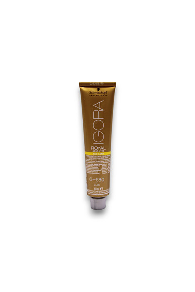 OEM Schwarzkopf Professional, Igora Royal, Permanent Hair Dye, 6-580 Golden R...