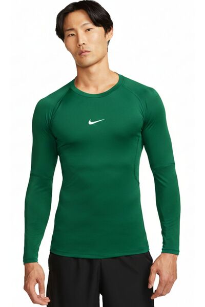 Nike تي شيرت رياضي برو / قميص داخلي بارك إنتيرير برو جيم بأكمام طويلة، تي شير...