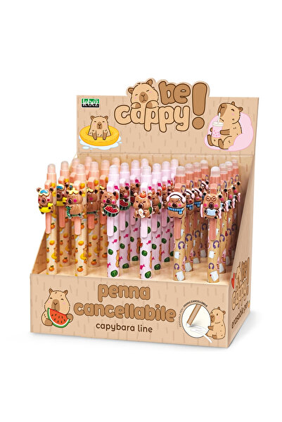 Lebez Pix care se sterge cu snap – BeCappy Capibara, 6 modele asortate, 3 cul...