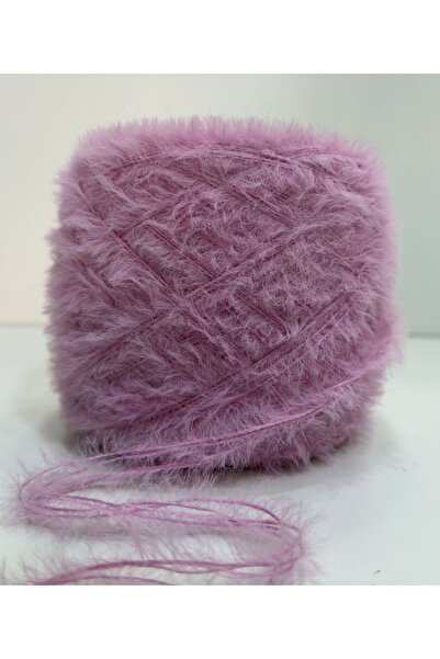 DmrTuhafiye Tavşan Tüyü ip El Örgü İpi 200gr - Pembe