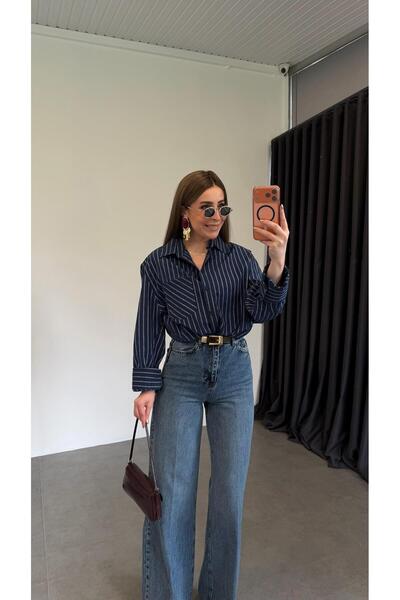 elif teke Rahue Gömlek Lacivert