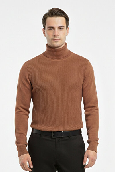 Pulltonic Ανδρικό κλασικό πουλόβερ με μοτίβο με ζιβάγκο