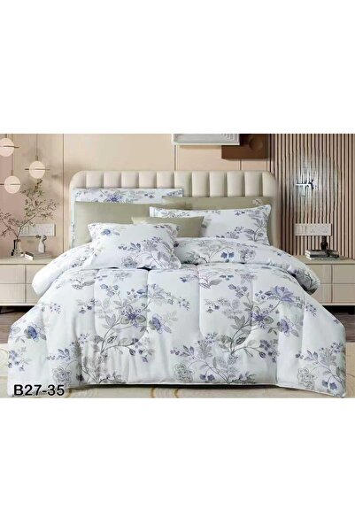 SFT طقم مفرش نفرين صيفي فاخر 8 قطع من خامة المايكروفايبر الملكي مقاس 260*240 سم