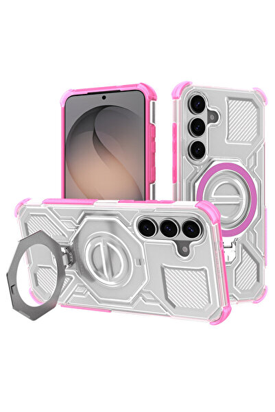 Techsuit Carcasă Carbon Shield PRO pentru Samsung Galaxy S26, roz