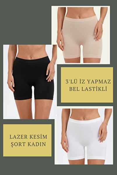 Butik طقم من 3 قطع سراويل داخلية-أسود-أبيض-TEN DOR1056