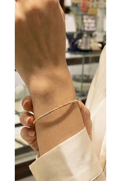 aytekgold 14 Ayar İtalyan Dorica Toplu Bilezik