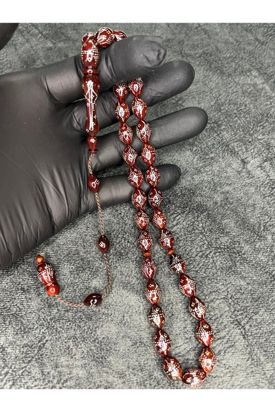 Mos Tespih Systematically Crafted, Fully Silver-Engraved, High-End Masterpiec...