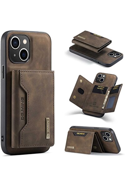 CaseHub 2-in-1 Premium Detachable Magnetic Wallet Card Holder Leather Case Co...