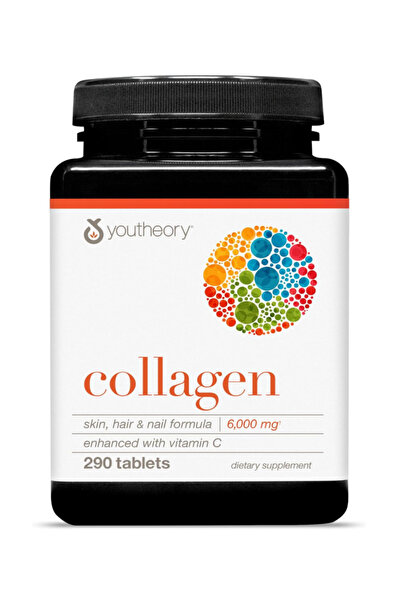 Youtheory 6,000 mg Hydrolyzed Collagen Peptides - Antioxidants & Contains Vit...