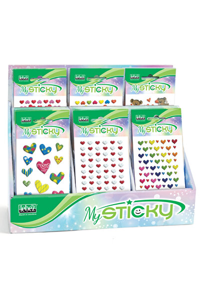 Lebez My Sticky 3D Love, 6 modele asortate , pret/1 buc
