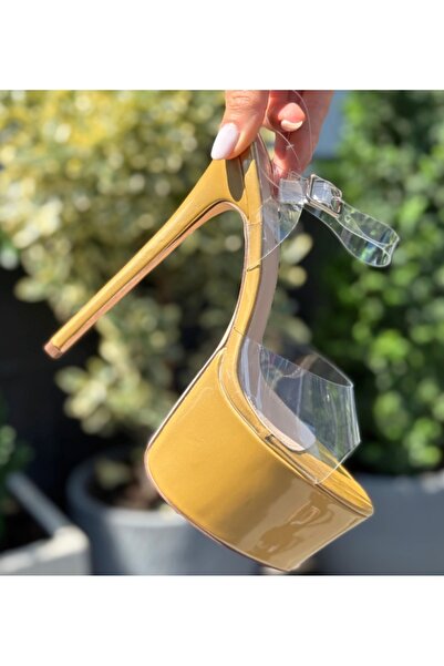 BENOTTİ Sandale stiletto aurii Kimiko, mărime 35