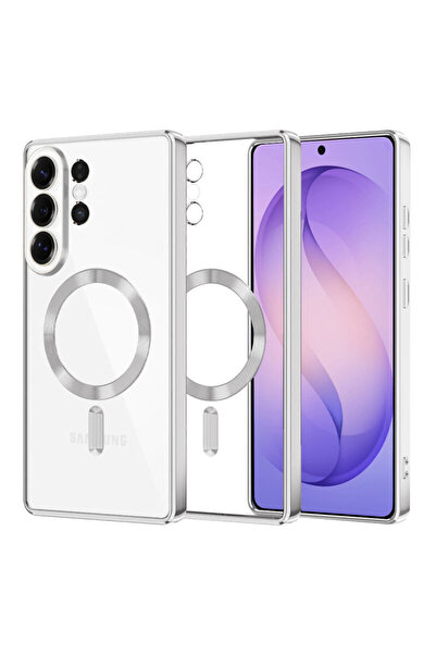 Techsuit Θήκη Premium για Samsung Galaxy S26 Ultra Luxury Crystal MagSafe, Ασημί