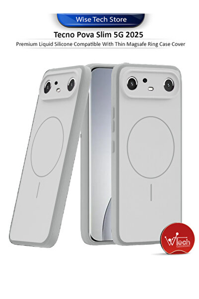 Wtech Tecno Pova Slim 5G 2025 Premium Liquid Silicone Compatible With Thin Ma...