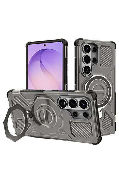 Techsuit Θήκη Samsung Galaxy S26 Ultra Carbon Shield PRO, Smoke