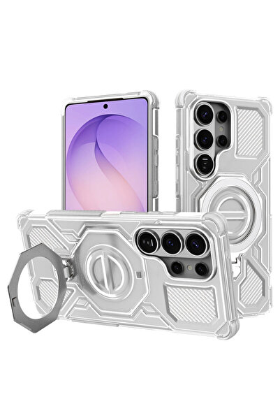 Techsuit Θήκη Samsung Galaxy S26 Ultra Carbon Shield PRO, Λευκή