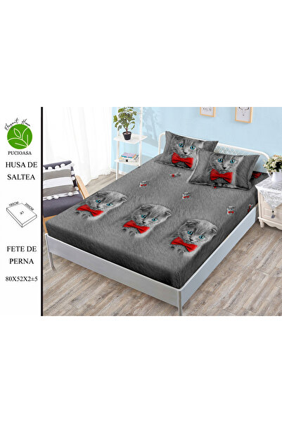 FIONNA.RO Stretchy Duvet Cover and Pillowcases Made of Finet 180x200cm - Litt...