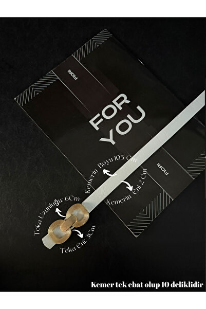 Fiori Double Buckle Women's Pants Belt, Coat Belt, Shirt Belt, Dress Belt