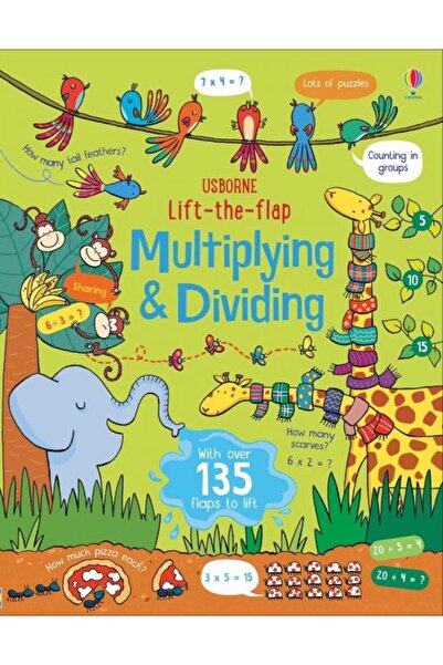 Usborne Lift the flap multiplying and dividing
