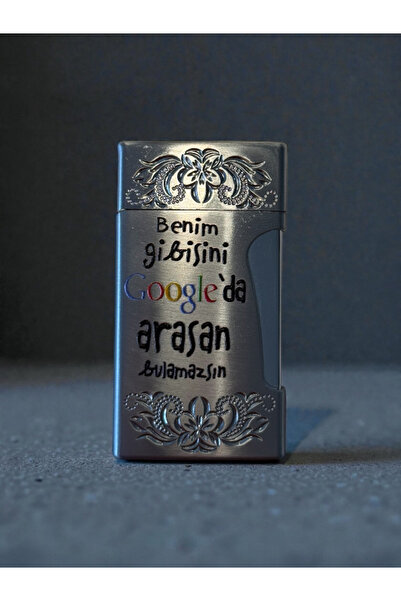 ARTistik Hareket Çift Ateşli-Rezistanslı İşlemeli Kabartma Desenli Metal Çakm...