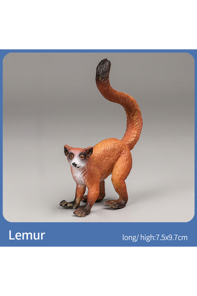 Choice14 نماذج حيوانات تعليمية صلبة محاكية للواقع من ليمور - ألعاب عالم الحيو...