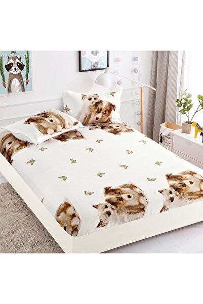 FIONNA.RO Stretchy Duvet Cover and Pillowcases Made of Finet 180x200cm - Cat ...