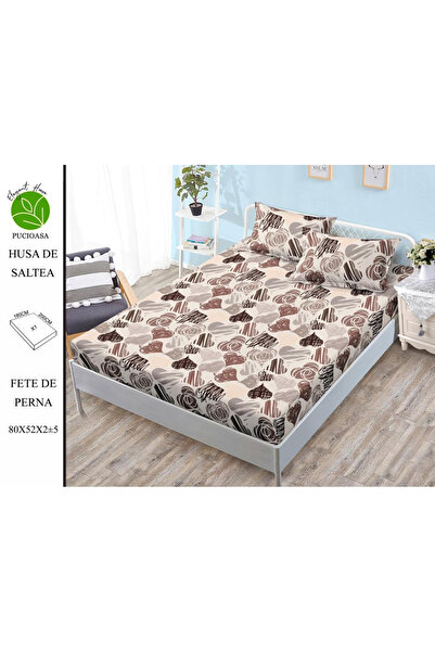 FIONNA.RO Stretchy Duvet Cover and Pillowcases Made of Finet 180x200cm - Draw...