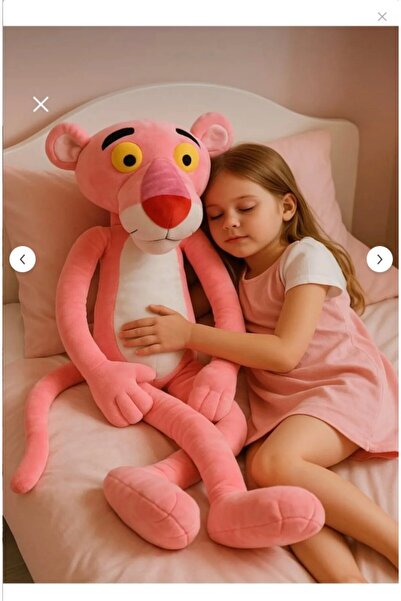 KENT Pembe Panter Peluş 70 cm - Oyuncak Peluş