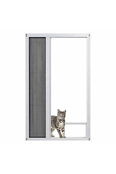 Plise Akordion Sineklik PLİSE AKARDİON SÜRGÜLÜ KAPI KEDİ SİNEKLİK