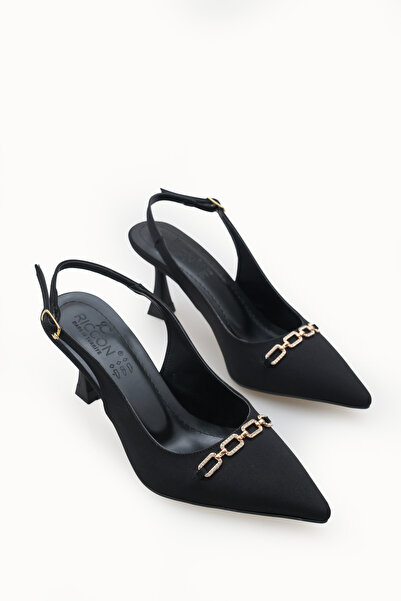 Riccon Ženske cipele sa šiljatim vrhom i otvorenim stražnjim delom Tanka potp...