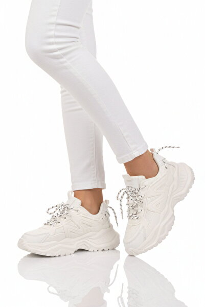 Pierre Cardin White Memory Sole Lightweight Lace-Up Women's Sports Shoes Pci-...