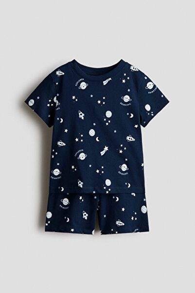 H&M Baskılı Pijama Takımı