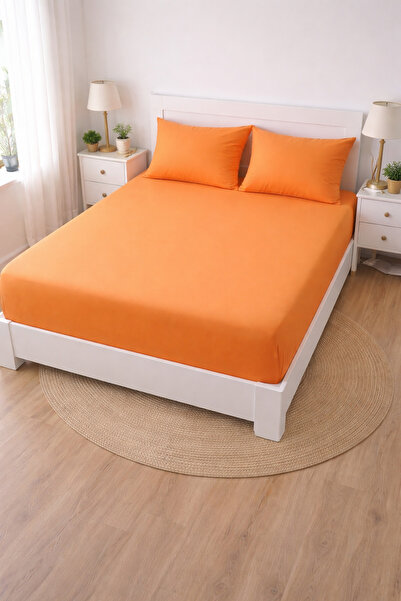 Madame Home Double Ranforce Elasticated Sheet Set Corner Depth +30 cm – 100% ...