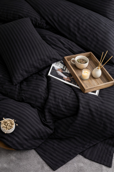 moon secret tekstil Double Cotton Satin Duvet Cover Set Easy Ironing Advantage