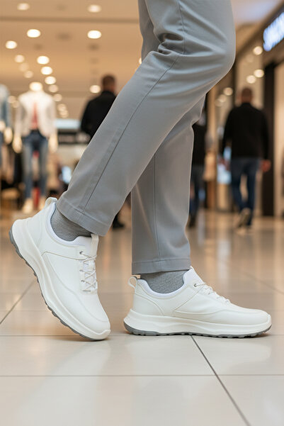 AYAKMOD 460 Lace-Up White Men's Casual Shoes