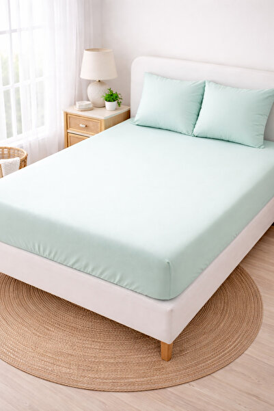 Madame Home Double Ranforce Elasticated Sheet Set Corner Depth +30 cm – 100% ...