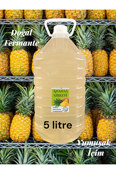 Kral Yöresel Ürünler Doğal Fermante İçimlik 5 litre Ananas Sirkesi