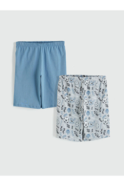 LC Waikiki Pantaloni scurți de pijama pentru băieți Özmarka, sezon nou, cu ta...