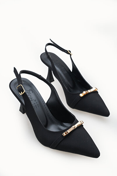 Riccon Ženske cipele sa špicastim vrhom i otvorenim stražnjim delom Tanka pot...