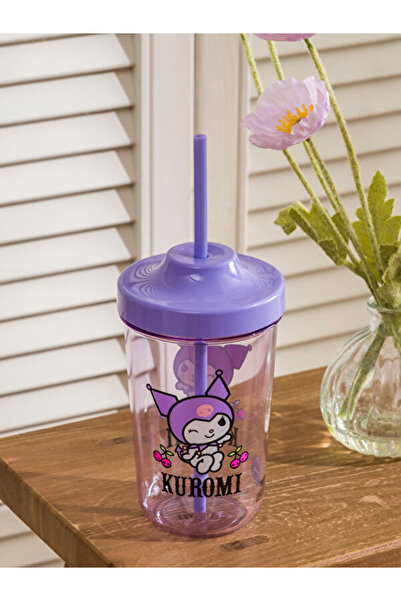 LC Waikiki Rmz Gi̇yi̇m Farkiyla Kuromi Figured Glass with Straw
