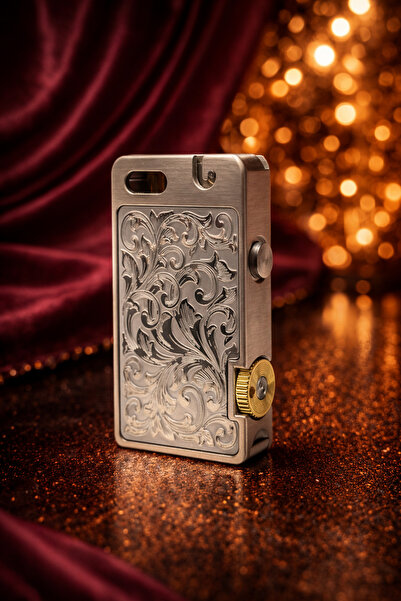 PROMISE Silvio Monetti Full Pirinç Benzinli Çakmak – Ağır Metal Gövde, Lüks S...