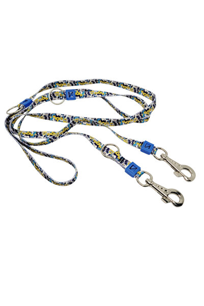 VSLT HANDMADE Handmade-Double Carabiner Dog Walking Leash.Hooks for Dogs betw...