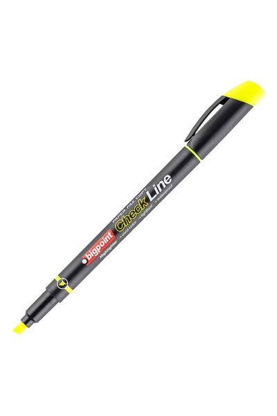 Bigpoint Highlighter Pen Pocket Type Yellow X 12 Pieces