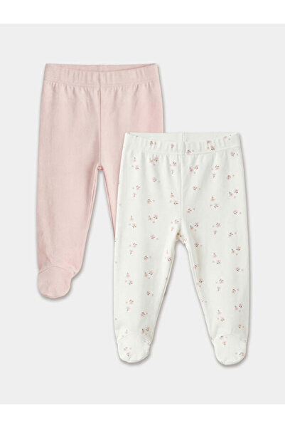 LC Waikiki Rmz Gi̇yi̇m Farkiyla Baby Girl Drawstring Waistband Sweatpants wit...