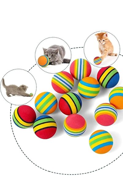 obrigado Cat Dog Pet Rainbow Ball 2-Pack Pet Shop