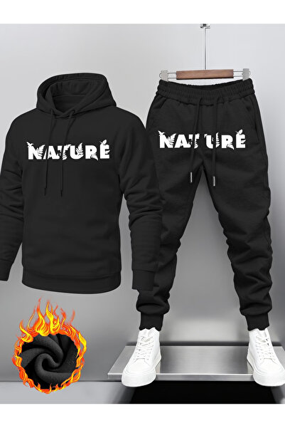 CLASSY.MODA Calle 00 Urban Street Style 3 Threaded Rastered Sweatpants Set