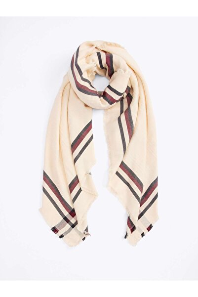 Tommy Hilfiger ESSENTIAL FLAG JACQU, AA8 Krem Kadın Eldiven-Atkı-Bere